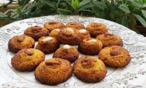 Biscotti alle mandorle e cocco. Ricetta low carb, keto, paleo, life120, senza glutine e lattosio.