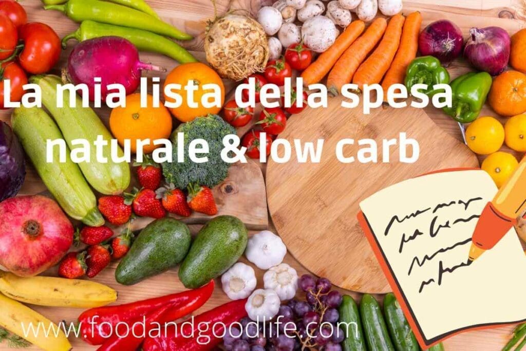 La mia lista della spesa sana