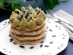 Pancakes salati light, senza nichel e low carb