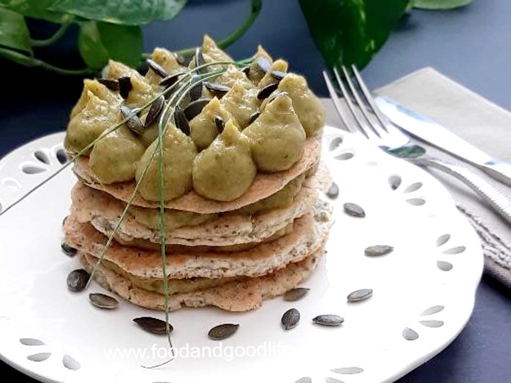 Pancakes salati light, senza nichel e low carb