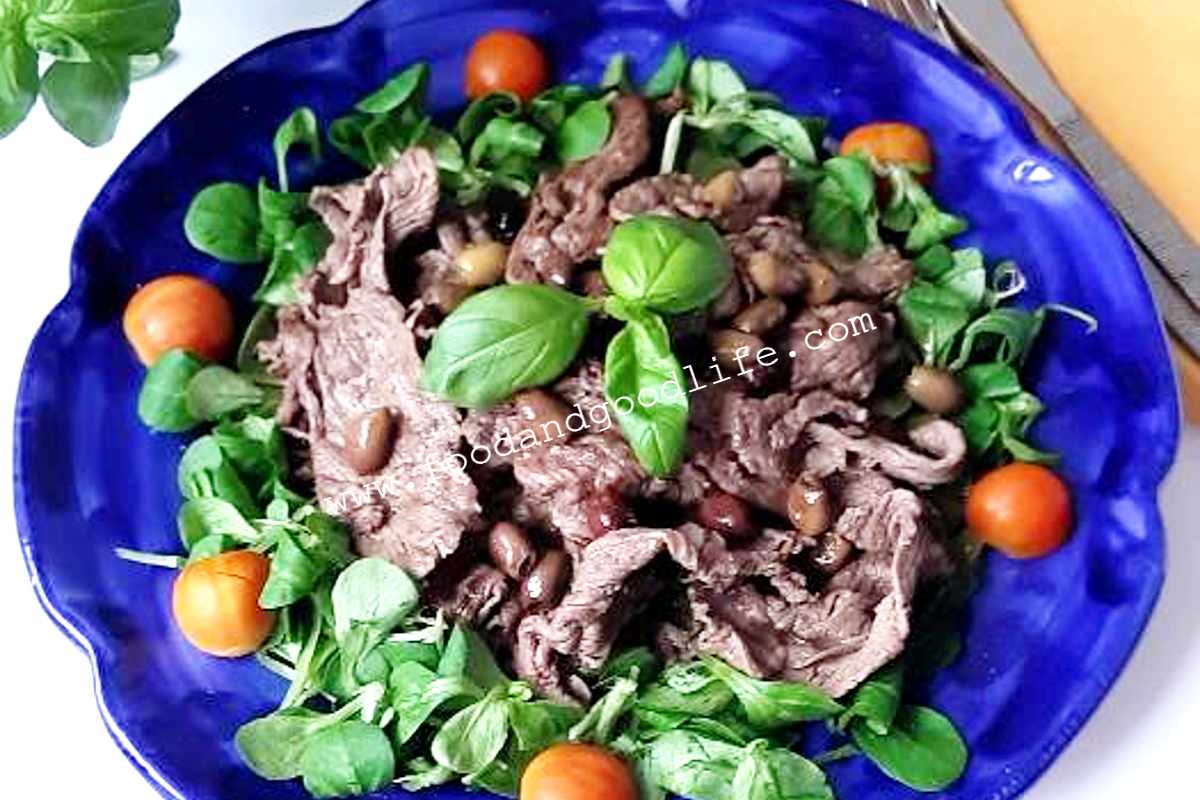 Straccetti di manzo e olive
