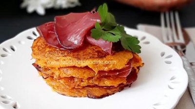 Rosti patate dolci. Ricetta AIP