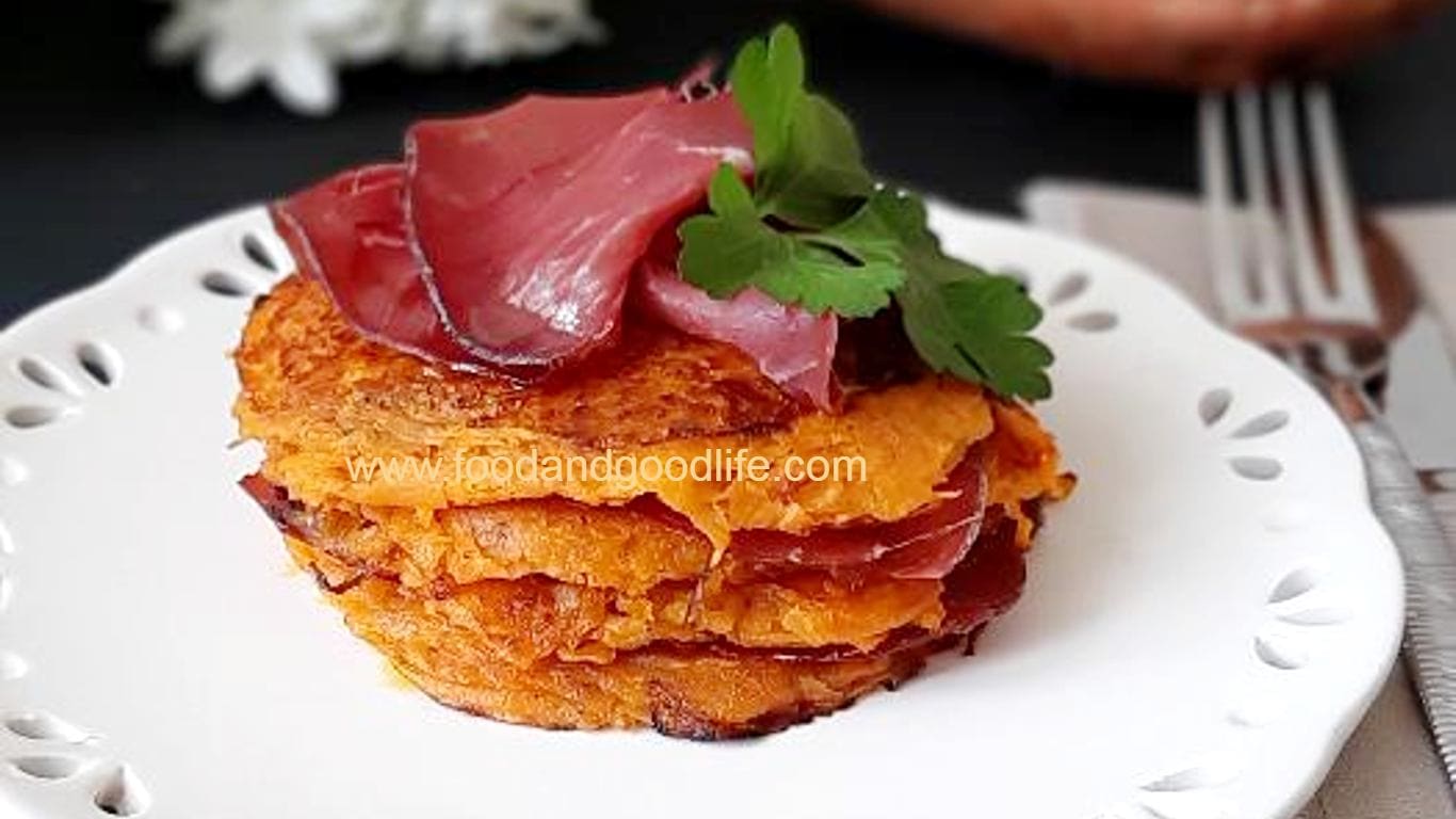 Rosti di patate dolci. Ricetta AIP