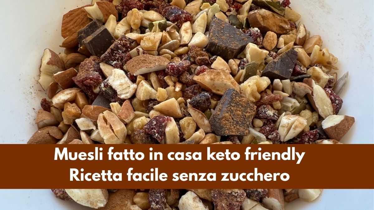Muesli fatto in casa keto friendly