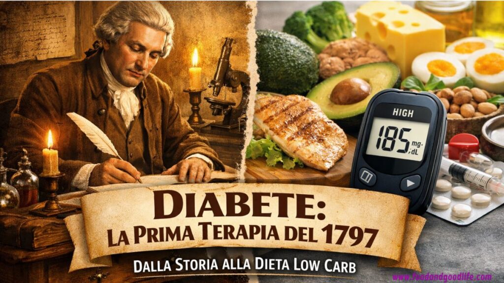 Diabete e dieta: prima terapia salvavita 1797, dieta low-carb del dottor Rollo